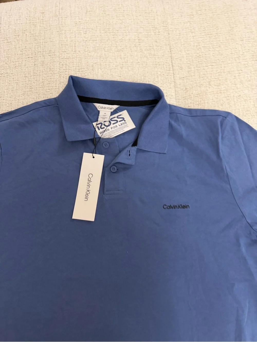 Calvin Klein Men’s Indigo Blue Polo Shirt